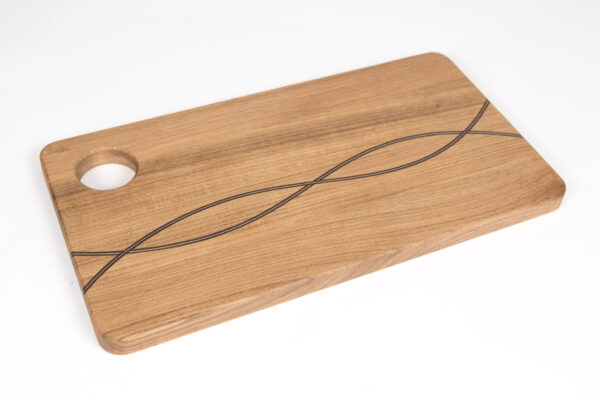 4X1A7544 Snijplank Eiken met dubbele golfpatroon